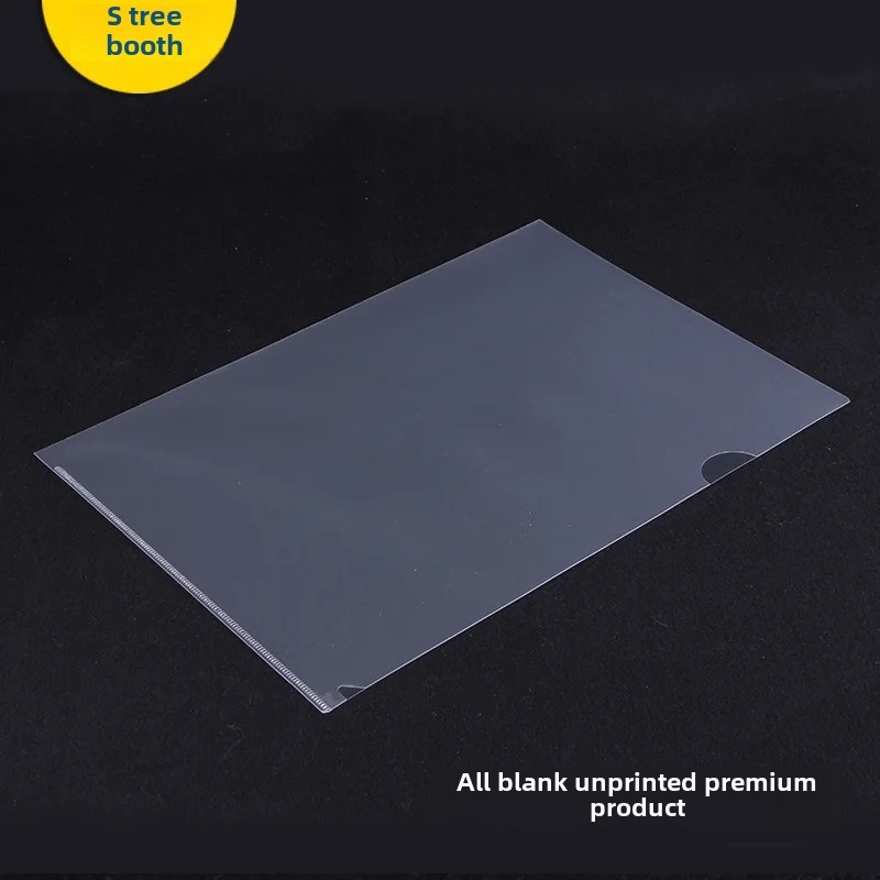 

Transparent A4 Single Page Folder E310 L-Shaped File Folder 30 Pieces Pack Document Holder Binder