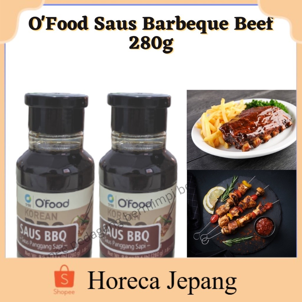 

O'Food Saus Barbeque Beef 280g/ Saus Berbeque/ BBQ O'food