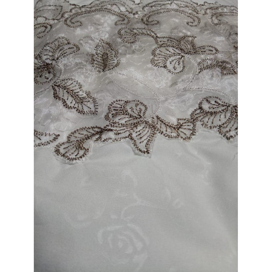 Mukena sutra Velvet bahan adem, Mukena Putih terlaris