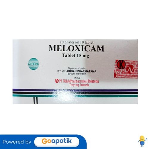 Meloxicam Nulab 15 Mg Box 100 Tablet
