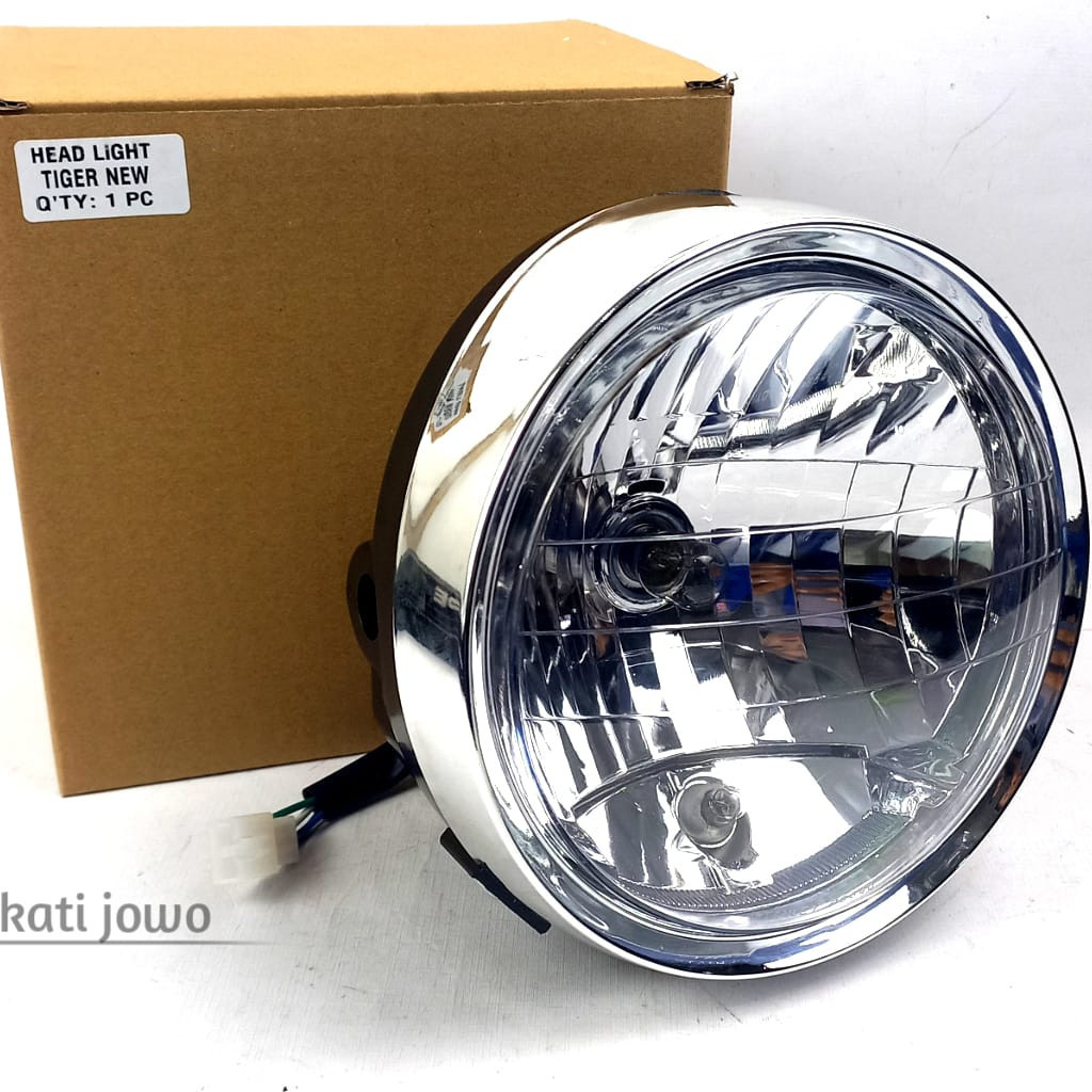 LAMPU DEPAN TIGER REVO - Reflektor Tiger Revo Ninja SS Standart Lengkap Soket dan Dop