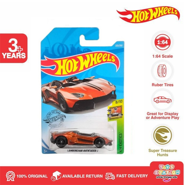 Hot Wheels  Super Treasure Lamborghini Aventador J THS - Toyzstatioon