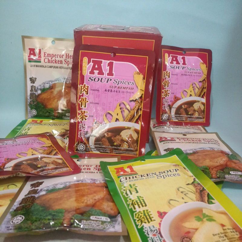 

pekanbaru riau / Rempah A1 (AK KOH) halal 35g MALAYSIA import