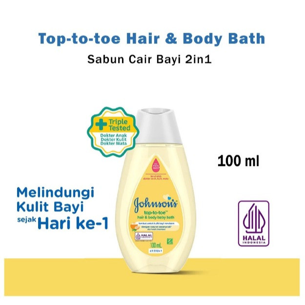 

Johnson's Top To Toe Baby Bath Hair & Body 100ml - Sabun Mandi Bayi - [213]