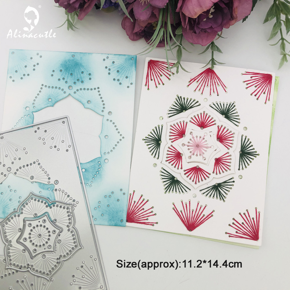 

Alinacutle Stitching Dies Plate Metal Cutting Dies Cut Paper Craft Card Template Scrapbooing Handmade Craft Art Cut Dies