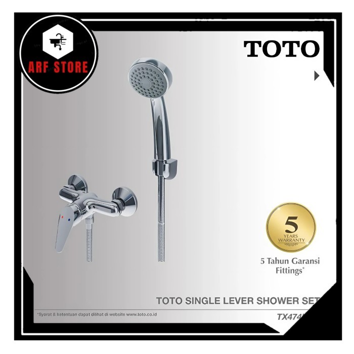 Shower Set TOTO TX 474KEA ORIGINAL /Kran Shower Mixer Panas Dingin Toto Asli