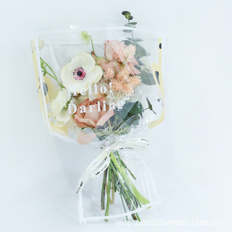 

Isi 20 Pcs Plastik Single Flower Plastik Bunga 1 Tangkai Wrapping Plastik Mini Buket Bunga Mawar Single Rose SF04 SS22