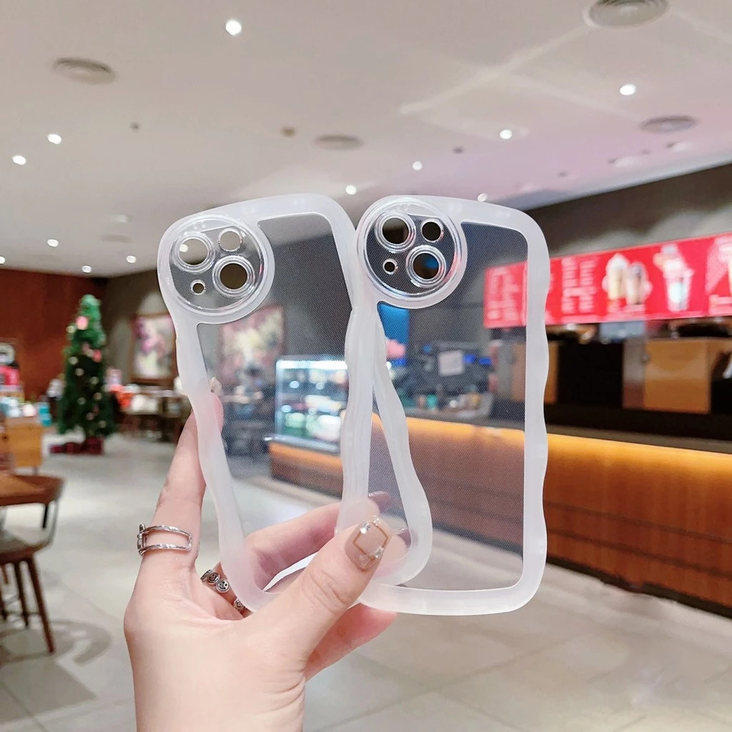 OPPO A31 Softcase Gelombang Bening TPU Transparan Soft Wave Gelombang Clear Case Bening