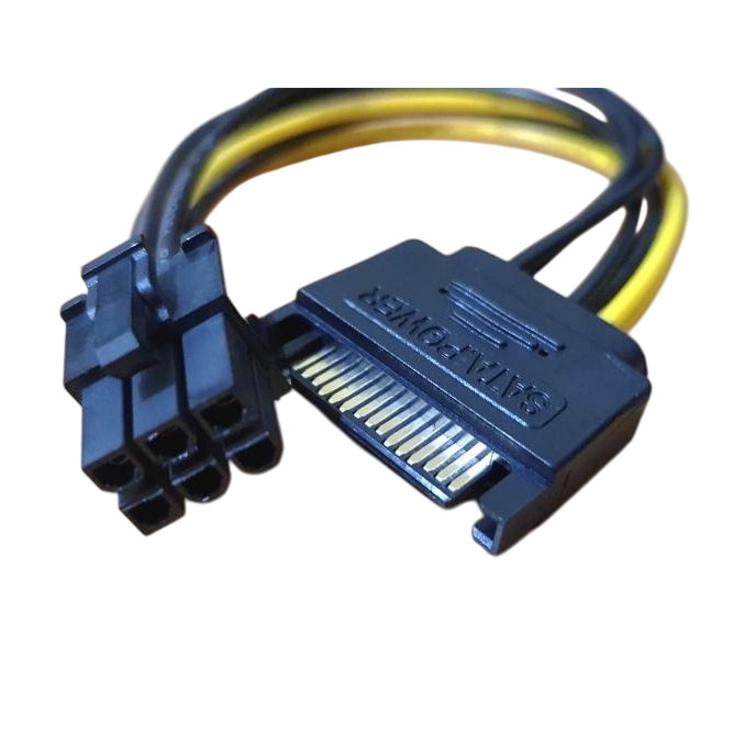 KABEL POWER SATA 15 PIN TO 6 PIN PCI-E VGA CARD / 15 PIN TO 6 PIN yuri_1