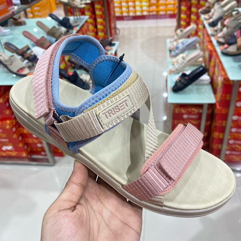 TRISET - Sandal Gunung Wanita simpel empuk ringan dan super nyaman size 36-40