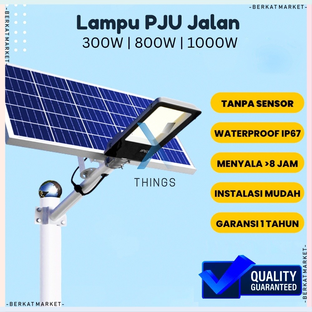 Lampu Led Sorot Tembak Pju Jalan Taman Solar Sollar Panel Cell Charger Tenaga Hemat Energi Surya Mat