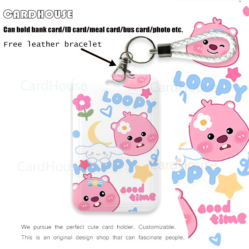 

【Promosi Toko Baru】KARTUN Loopy Unik ID CARD Dompet Kartu Aesthetic HOLDER ID CARD Aesthetic LT136 Tempat Photocard Photo Card Kartun