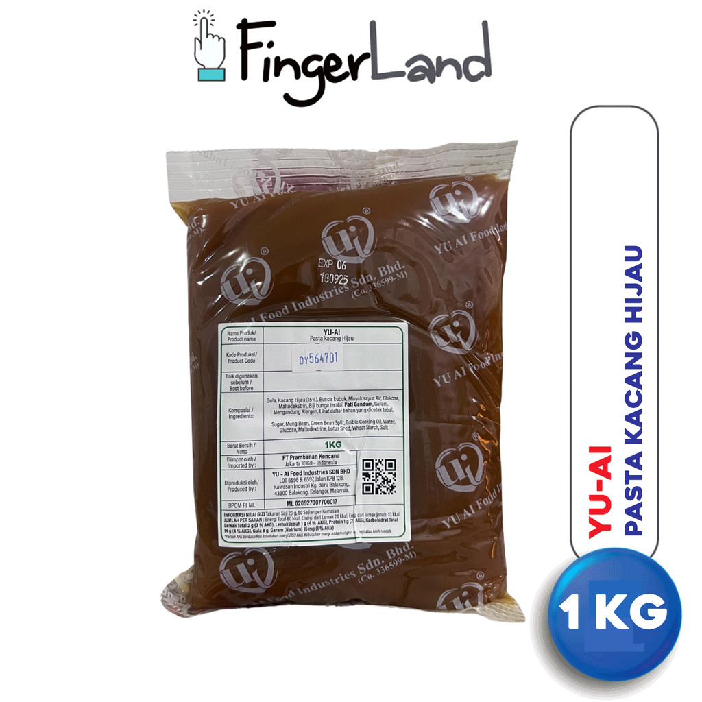 

YU-AI Pasta Kacang Hijau 1 KG Pasta Kacang Hijau