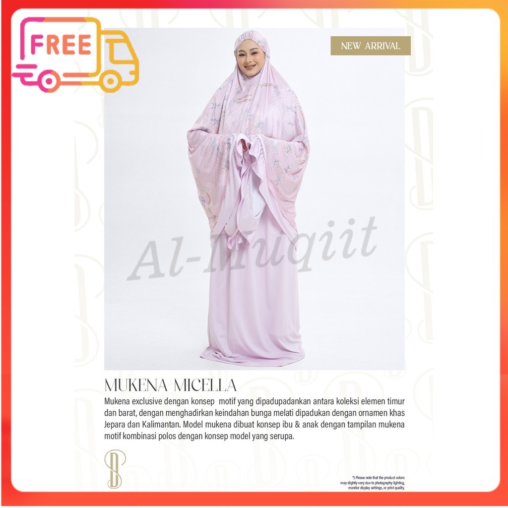 DISKON RABBANI ORI - NEW ARRIVAL Mukena Micella Rabbani | mukena motif rabbani | mukena rabbani | mu