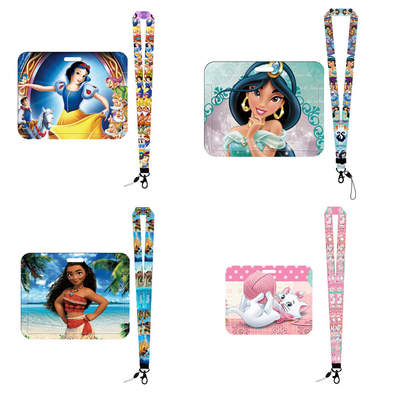 

Disney cartoon horizontal design card holder And lanyard Summary Link 2#