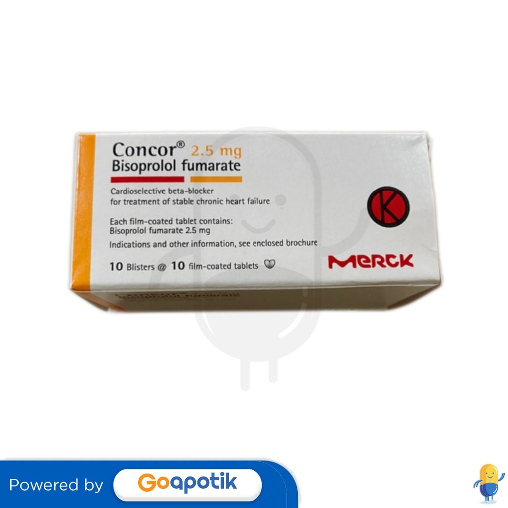 Concor 2.5 Mg Box 100 Tablet / Hipertensi