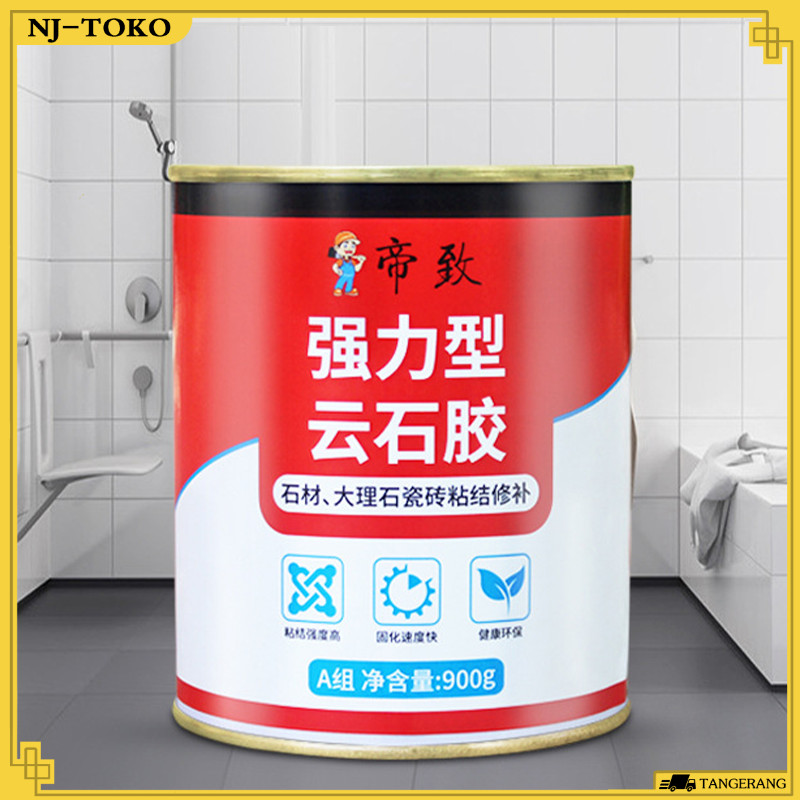 900g Lem Kramik Super Kuat Tipe Cepat Kering Lem Batu Alam Untuk Marmer Granit Dan Jenis Batu Lainny