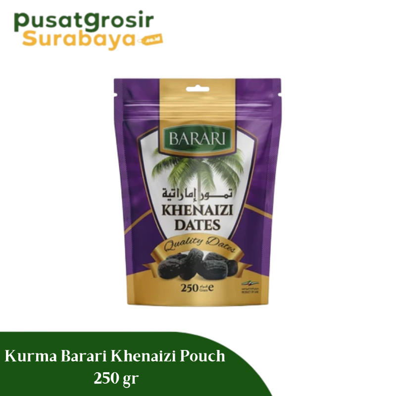

Kurma Barari Khenaizi Pouch 250 Gr Barari Pouch