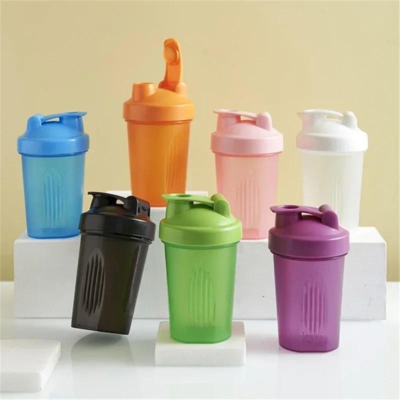 Sport Shaker Bottle 400ML Whey Protein Powder Mixing Bottle Sport Fitness Gym Shaker Outdoor Portabl