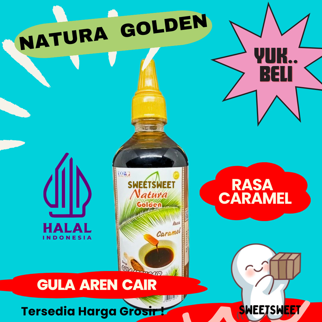 

Sweetsweet Natura Gula Aren Cair Premium 650 Gram | Rasa Caramel | Liquid Palm Sugar Premium