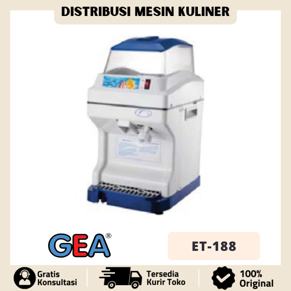 MESIN SERUT ES BATU HALUS GEA ET-188 ICE SHAVER ES DOGER ES SHANGHAI GARANSI RESMI