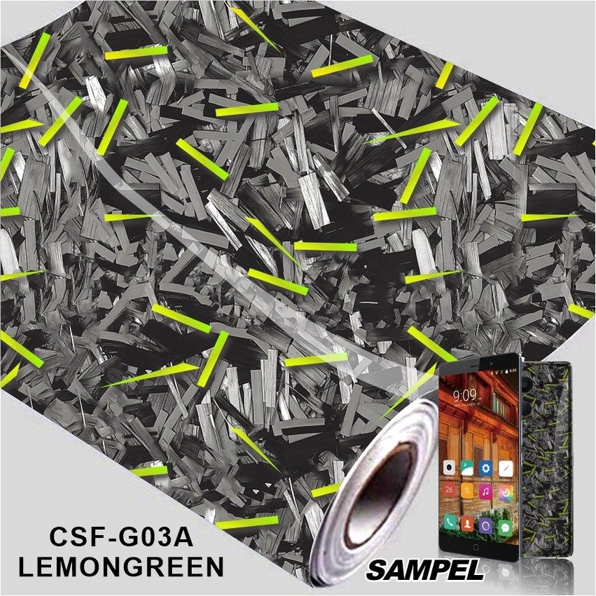 Sticker Bahan Striping Decal Motif Carbon Forged Karbon Forged Carbon Stik Forged