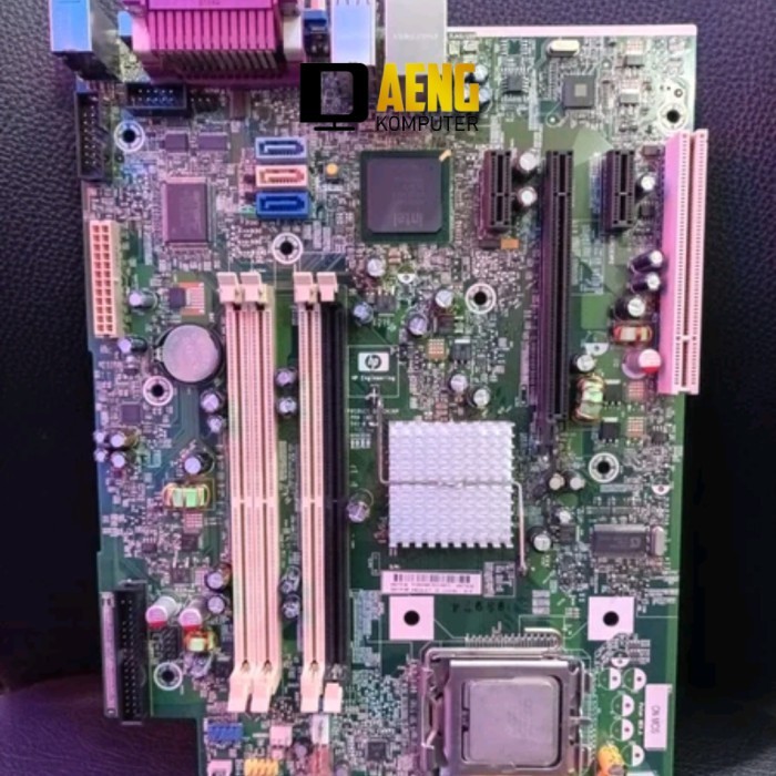 Motherboard PC Merk HP Compaq dc7800 SFF,  dc 7800 SFF Bonus Prosesor Bawaan