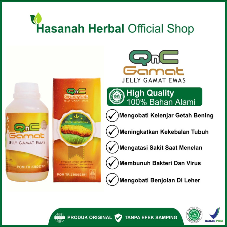 

Obat Benjolan di Leher Atau Kelenjar Getah Bening dan Teroid Tiroid Herbal QnC Jelly Gamat