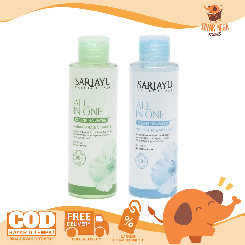 SARI AYU SARIAYU All In One Cleansing Water 150ml - Pembersih Penyegar Wajah