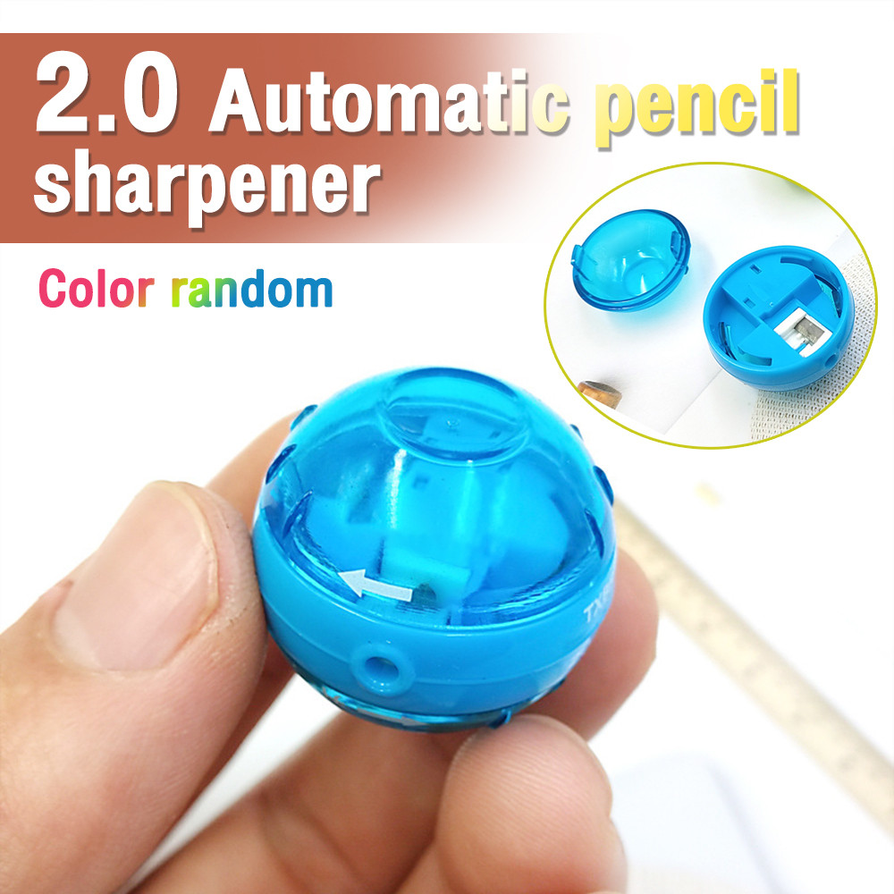 

1 Pc Double-Hole Pencil Sharpener (Thick Shape And Thin Shape) 2.0 Core Lead Pencil Sharpener 2 Mm Spherical