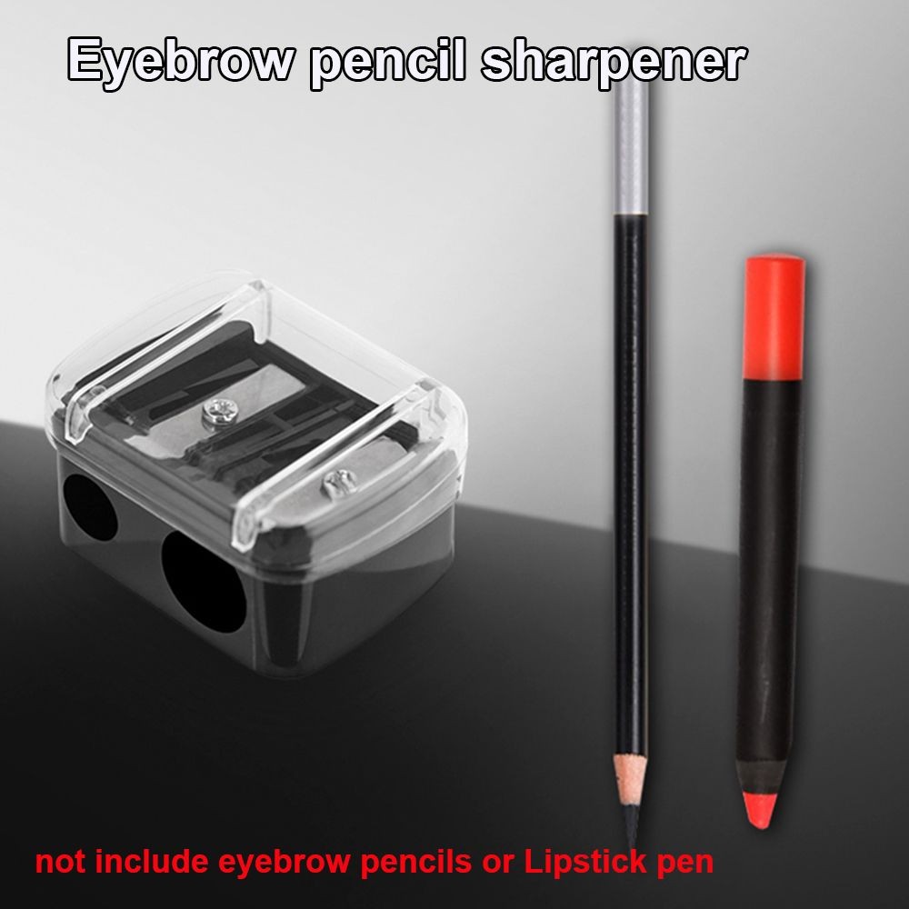 

Mini Classical School Makeup Pen Double Hole Korean Pencil Sharpener Eyebrow pencil sharpener Stationery Sharpeners