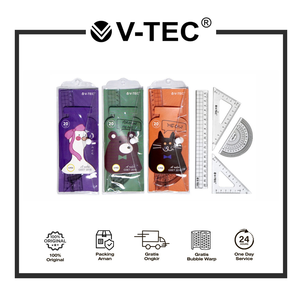 

V-TEC GSET PENGGARIS 2016 BERWARNA ISI 4