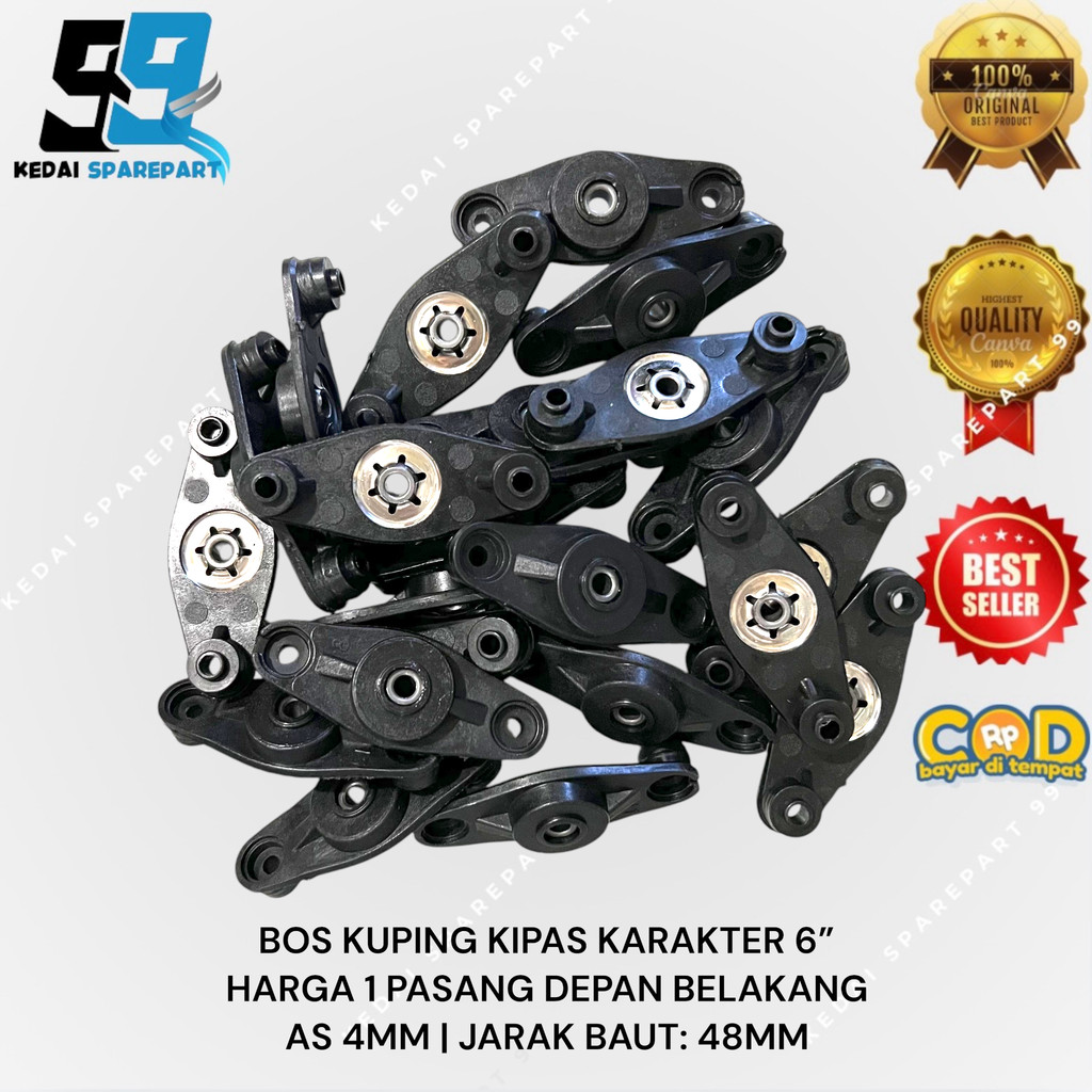 BOSHING KUPING KIPAS KARAKTER 1 SET | SEPASANG BOS KUPING KIPAS KARAKTER | BOSHING KIPAS KARAKTER 6 
