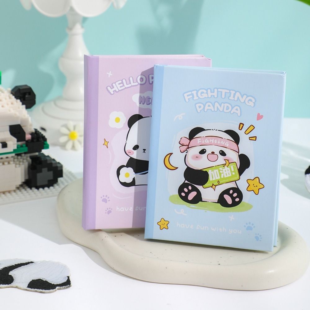 

Memo Diary Planner A7 Mini Pocket Notebook Thickening Taking Notes Agenda Organizer Panda Pattern Diary Notebook Office Supply