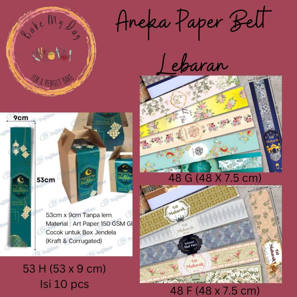 

Paper Belt Lebaran (1 pak isi 50 lembar)
