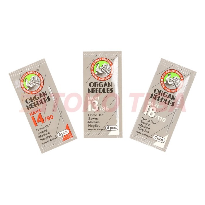 

Jarum Organ/Organ Needles HAx1 (Mesin Jahit Portable & Rumah Tangga)