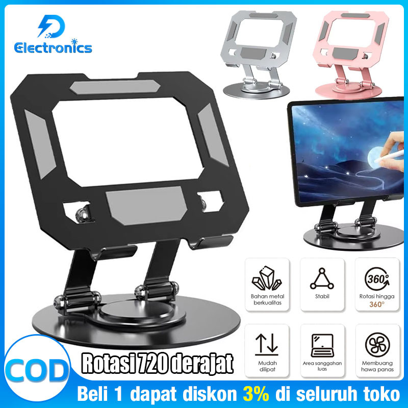 UORRIS Dudukan Laptop Stand Holder Laptop Aluminium Alloy