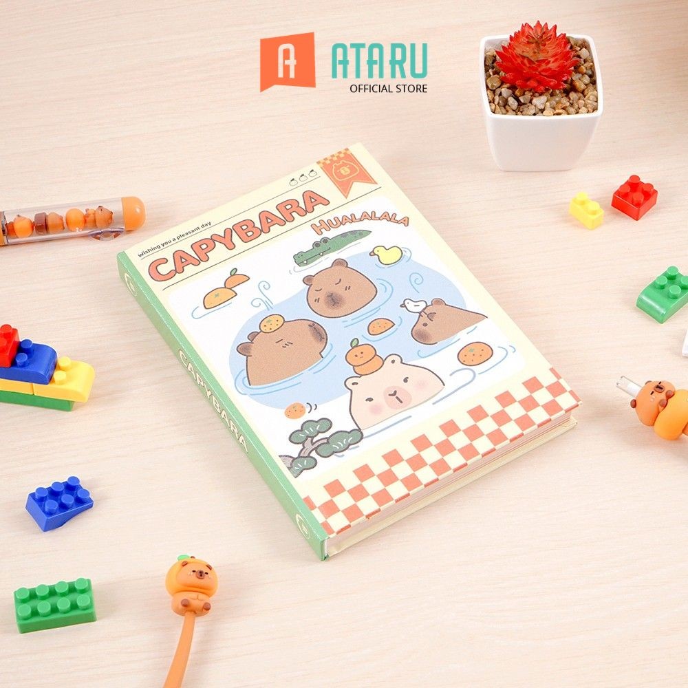 

Ataru Notebook Capybara Warm B6 - Mix Buku Tulis Catatan Diary Weekly Planner Agenda Journal Perlengkapan Alat Tulis