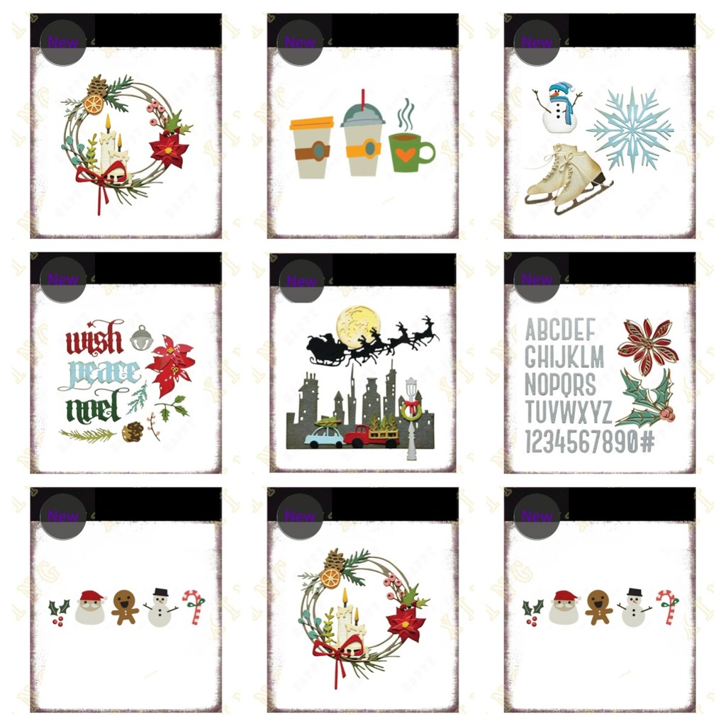 

Halloween Metal Cutting Dies Stencils for Scrapbooking Photo Album Card Paper Embossing Craft DIY Cutting Dies