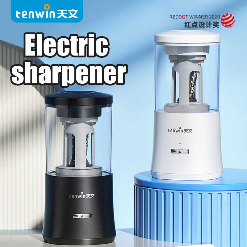 

Tenwin Electric Automatic Pencil Sharpener Heavy Duty USB Mechanical for Kids School Stationery Office Home Supply
