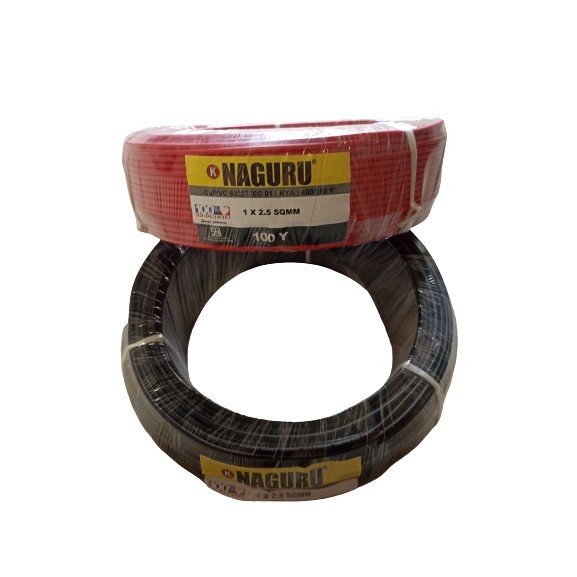 Kabel Listrik NYA NAGURU 1x1.5 50Y SNI Kabel Tunggal Naguru 1 x 1.5mm 50 Yard