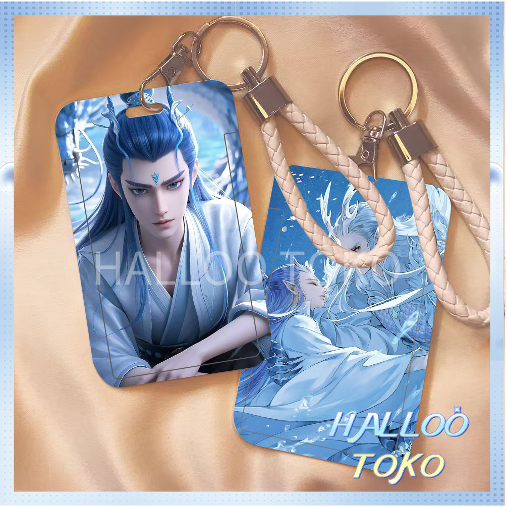 

ID CARD HOLDER MOTIF KAWAII TEMPAT KARTU PHOTOCARD PHOTO CARD Pelindung + Tali,Ao Bing Dari Suku Naga