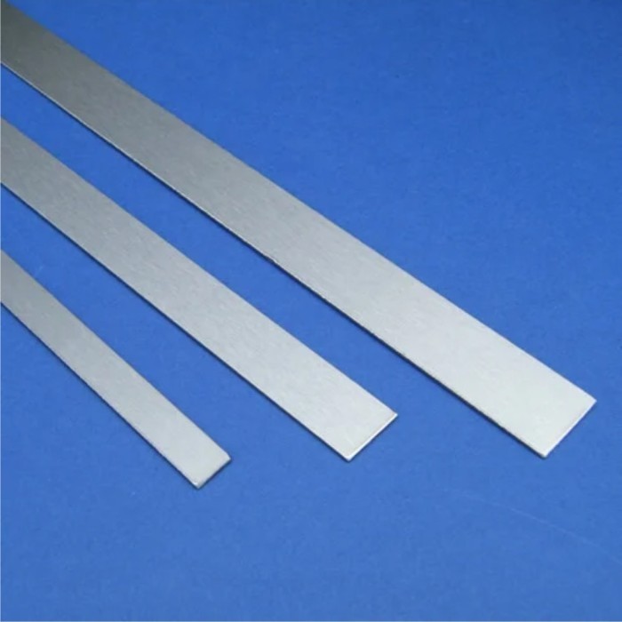 plat stainless strip tebal 1.2mm ukuran 25mm x 1000mm