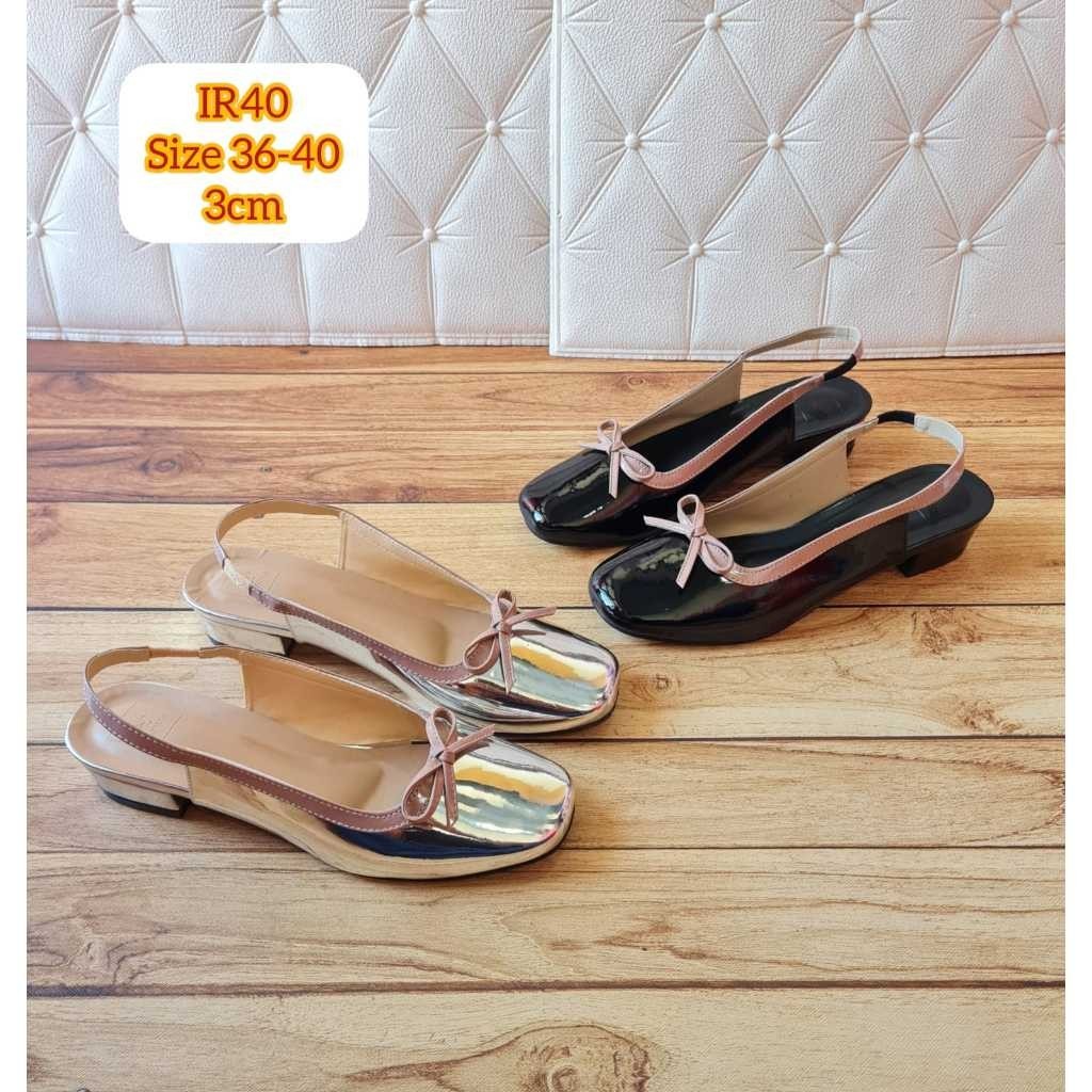 High Heels BVPORSCHEE IR 40 BAPAU WANITA ALITA 3CM Sepatu Jinjit