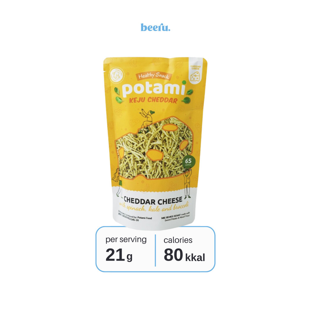 

Potami Keju Cheddar 65gr