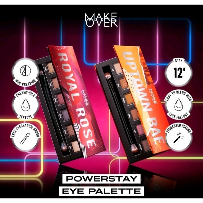 Make over Powerstay Eye Palette | eyeshadow makeover