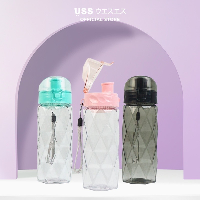 USS BOTOL MINUM MOTIF KACA KRISTAL 800ML PROMO