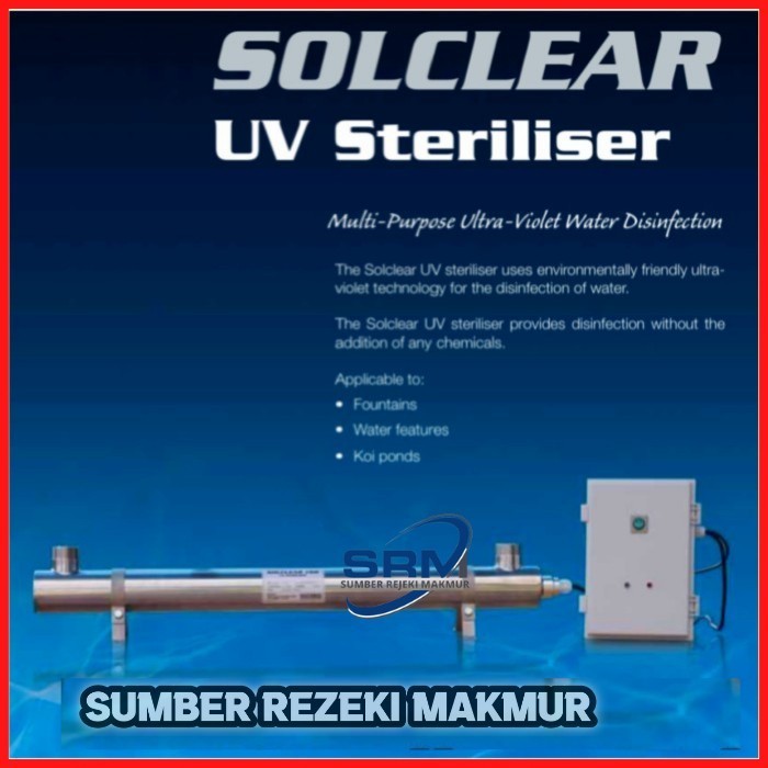 Lampu UV 27GPM Disinfeksi Air Ultraviolet Kolam Renang Kolam Ikan Koi