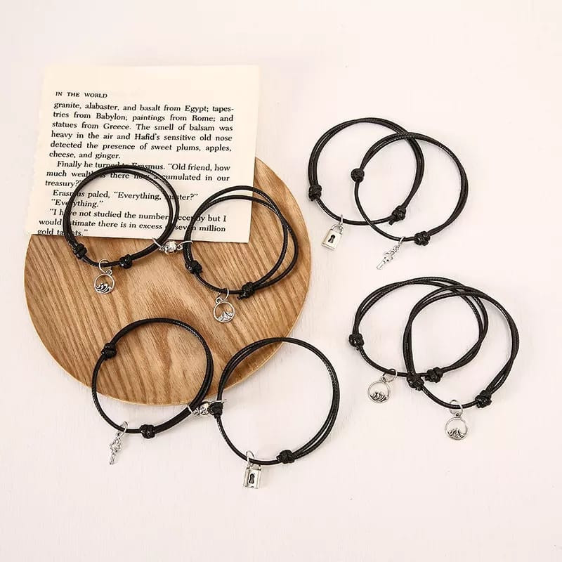 Gelang Couple Magnet Liontin Gelang Magnet Pasangan
