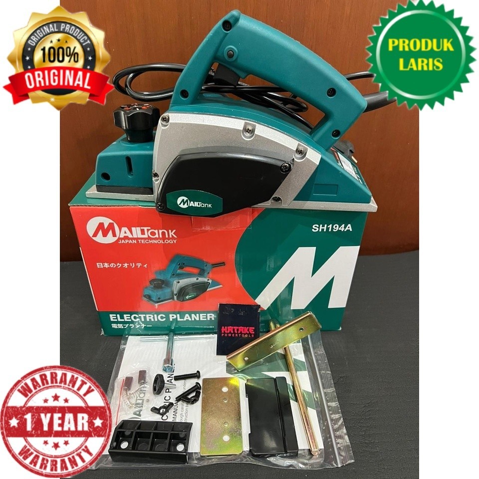 Mailtank Mesin Serut Ketam Gergaji Pasah Pasrah Potong Kayu Cordless Electric Planner Mesin Serut Ka